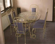 wrought iron dinning suite