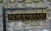 wrought iron house sign