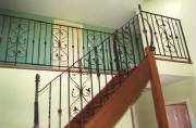 wrought iron staircase